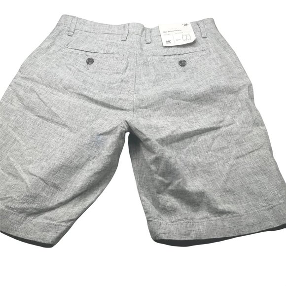 Goodfellow And Co Men's 9 Inch Inseam 28 Flat Front Shorts Gray New With Tags - Picture 2 of 12